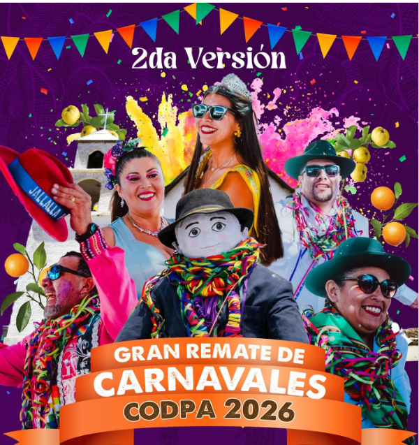 Remate de Carnavales en Codpa